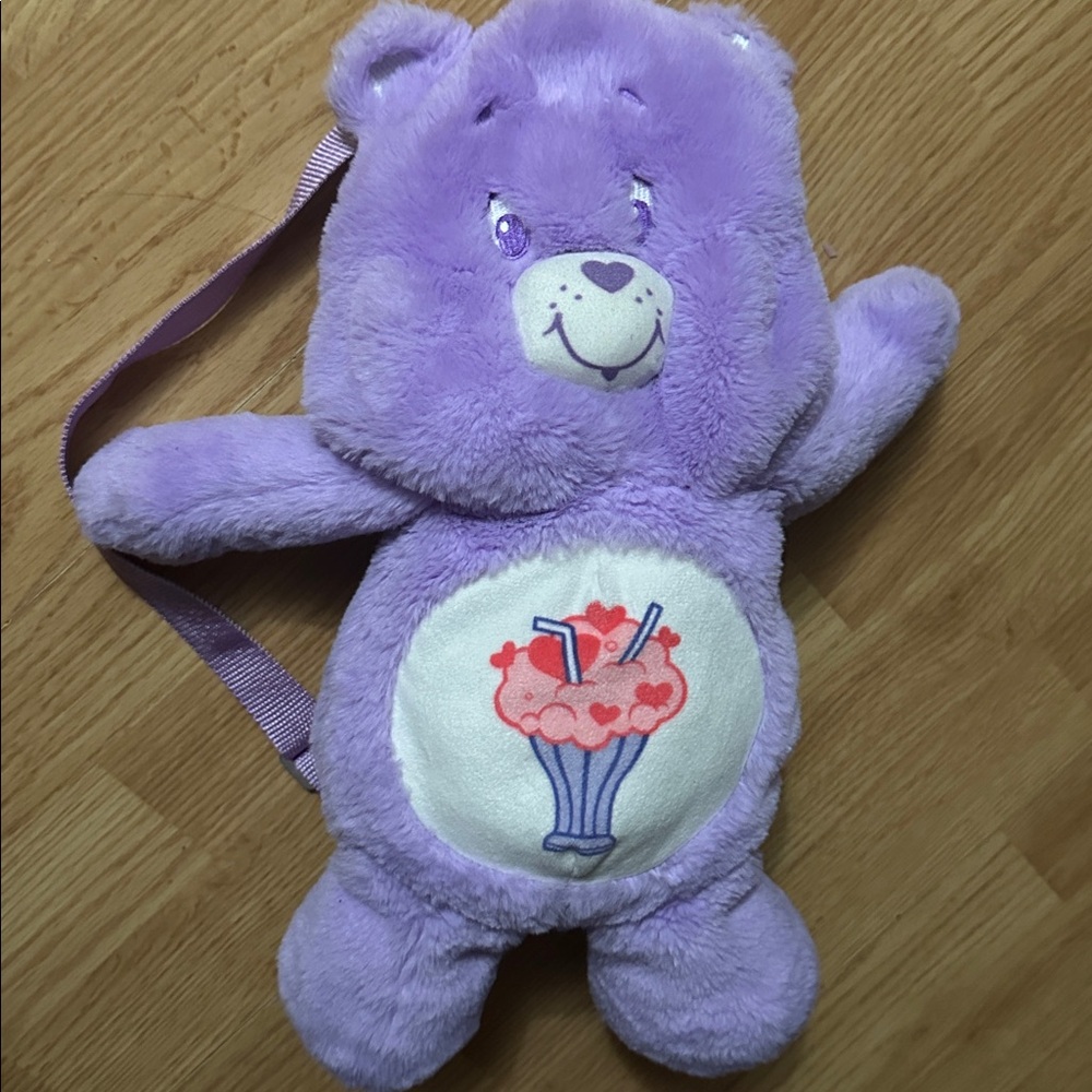 Care Bears, lavender, share bear backpack